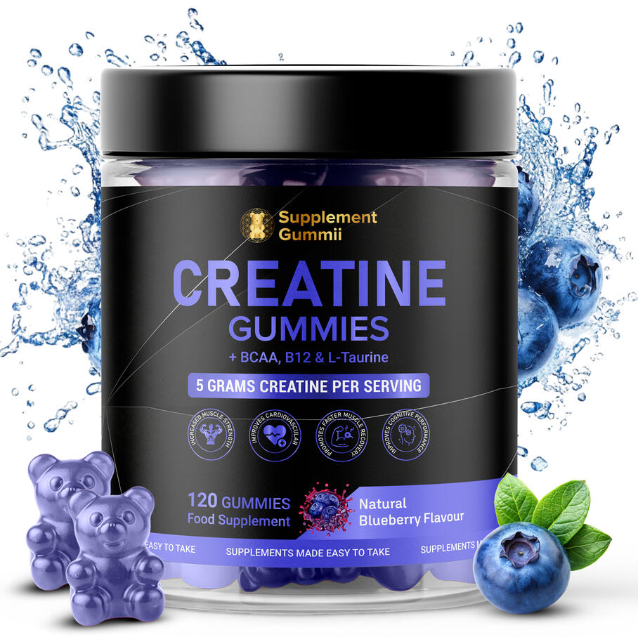 Supplement Gummii Creatine Blueberry Flavour